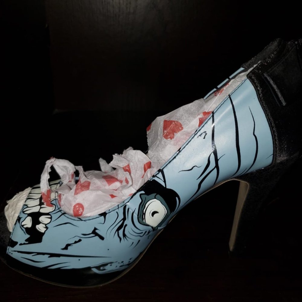 Zombie Open Toe Heels
